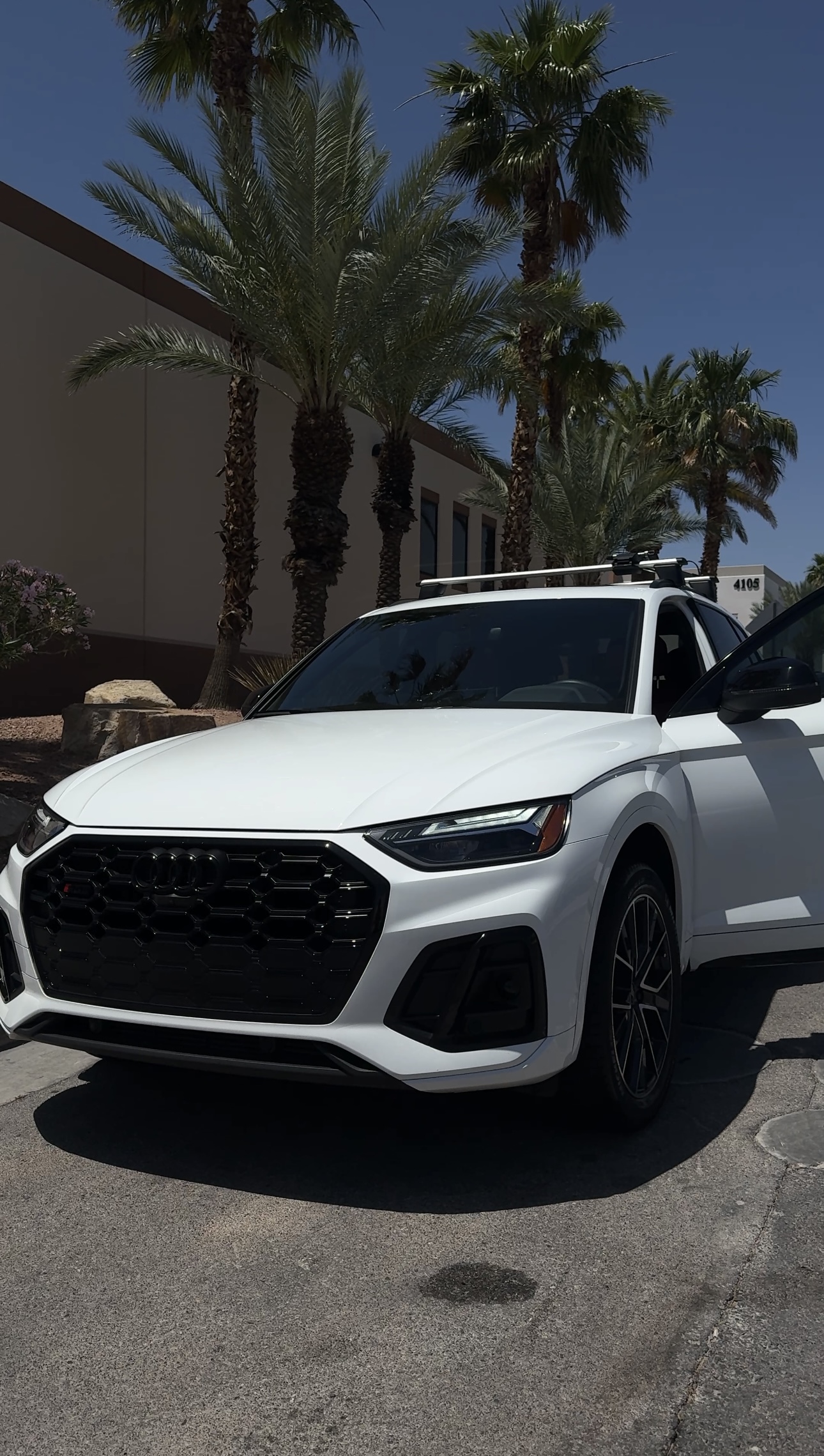 White Audi Q5 detailed by Milkyway Detailz Las Vegas